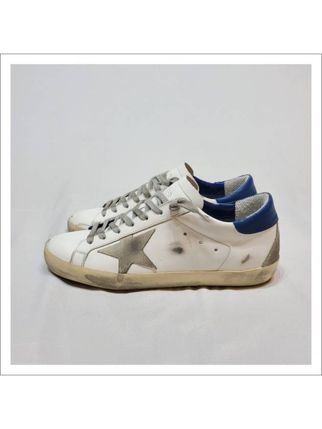 Superstar Classic Low Top Sneakers Blue White - GOLDEN GOOSE - BALAAN 5