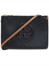 Perry Bombe Double Zip Cross Bag Black - TORY BURCH - BALAAN 3