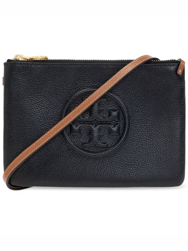 Perry Bombe Double Zip Cross Bag Black - TORY BURCH - BALAAN 3