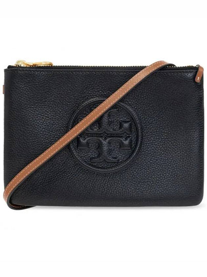 Perry Bombe Double Zip Cross Bag Black - TORY BURCH - BALAAN 2