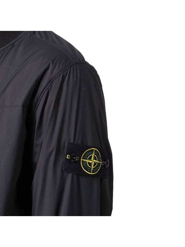 Skin Touch Nylon Garment Dyed Bomber Jacket Navy - STONE ISLAND - BALAAN 5