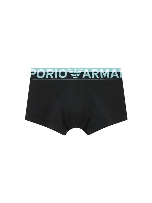 Men s Half Color Logo Banding Drawn Black 270675 - EMPORIO ARMANI - BALAAN 1