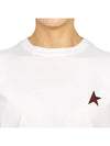 Small Star Crew Neck Short Sleeve T-Shirt White - GOLDEN GOOSE - BALAAN 7