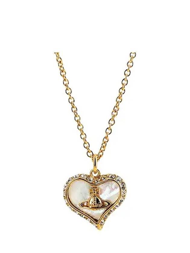 Petra Heart Logo Necklace Gold - VIVIENNE WESTWOOD - BALAAN 4