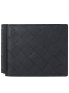 Intrecciato Bill Clip Card Wallet Black - BOTTEGA VENETA - BALAAN 2