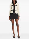 Kendra Wool Sequin Cardigan White - TORY BURCH - BALAAN 3