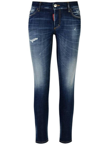 DSQUARED2 'Jennifer' Blue Cotton Denim Jeans - DSQUARED2 - BALAAN 1