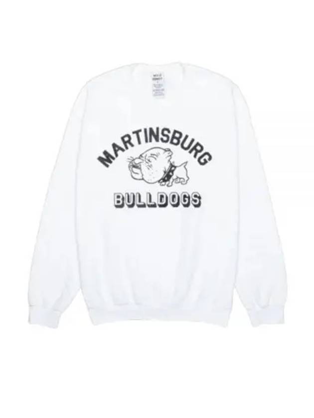 Martinsburg Bulldog Print Sweatshirt White - WILD DONKEY - BALAAN 2