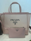 Medium Sequin Mesh Tote Bag Pouch Pink 1BG416 2D0A F0E18 - PRADA - BALAAN 2