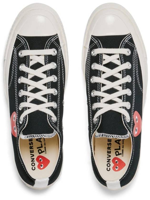 Comme Des Garçons Play Chuck `70 Small Red Heart Sneakers - COMME DES GARCONS PLAY - BALAAN 3