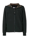 Men's Hooded Jacket Black - CP COMPANY - BALAAN 2