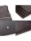 114463 Brown Soft Grain Leather Meisterst ck 6CC Money Clip - MONTBLANC - BALAAN 7