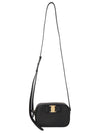 Vara Bow Camera Soft Grain Cross Bag Black - SALVATORE FERRAGAMO - BALAAN 7