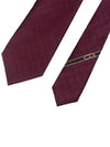 GG Pattern Silk Tie Burgundy - GUCCI - BALAAN 4