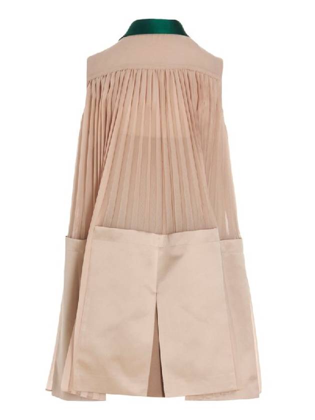 Panel pleated sleeveless blouse 2206115 - SACAI - BALAAN 2