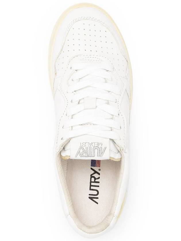 Medalist Goatskin Low Top Sneakers White - AUTRY - BALAAN 2