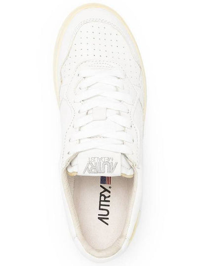 Medalist Goatskin Low Top Sneakers White - AUTRY - BALAAN 2