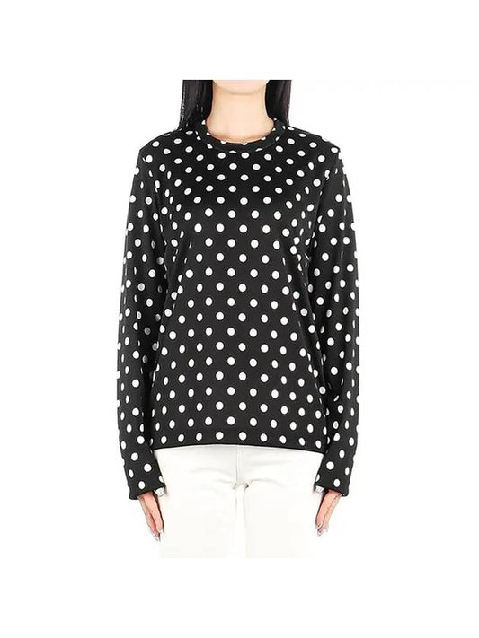 Women's Long Sleeve T-Shirt Black - COMME DES GARCONS - BALAAN 1