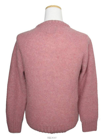 Howlin melange pink pure wool knit cardigan 55 - HOWLIN' - BALAAN 2