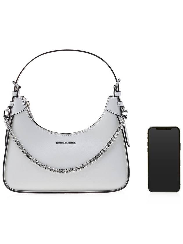 Women's Wilma Medium Leather Shoulder Bag White - MICHAEL KORS - BALAAN 7