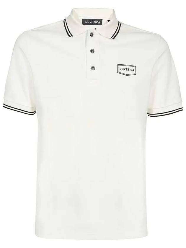 Caraton Logo Polo Shirt White - DUVETICA - BALAAN 2