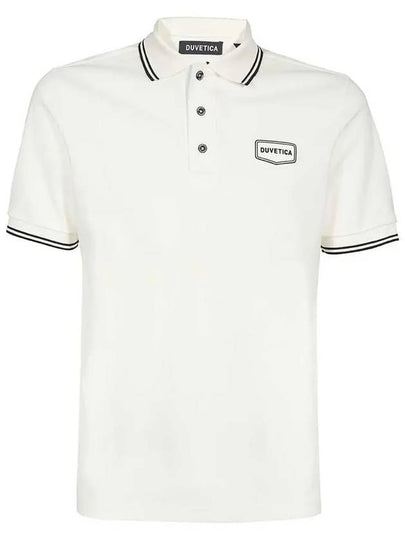 Caraton Logo Polo Shirt White - DUVETICA - BALAAN 2