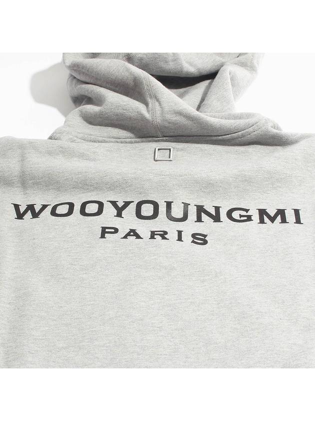 back logo hood gray W243TS37 721G - WOOYOUNGMI - BALAAN 3