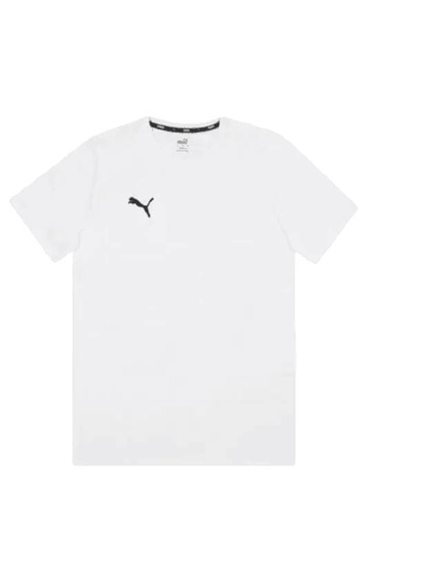 Team Goal Casual Short Sleeve T-Shirt White - PUMA - BALAAN 1