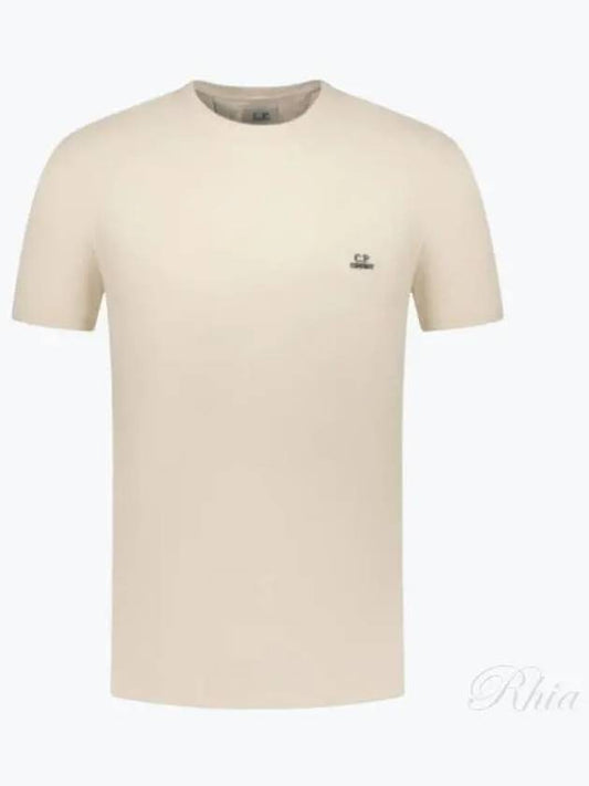 30/1 Jersey Logo Short Sleeve T-Shirt Beige - CP COMPANY - BALAAN 2