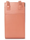 Tangle Phone Holder Leather Cross Bag Pink - JIL SANDER - BALAAN 5