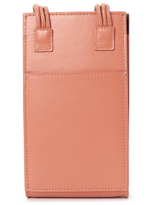 Tangle Phone Holder Leather Cross Bag Pink - JIL SANDER - BALAAN 5