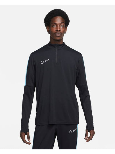 Dri Fit Academy 1 4 Zip Up Long Sleeve T-Shirt Black - NIKE - BALAAN 2