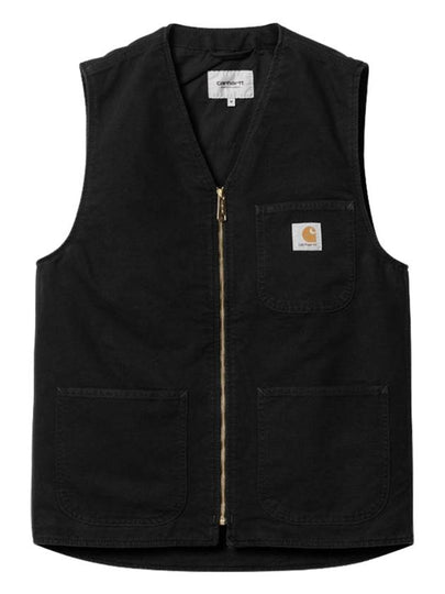 Arbor Cotton Canvas Vest Black - CARHARTT WIP - BALAAN 2