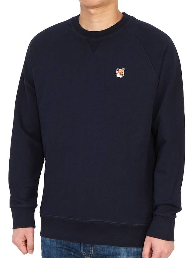 Fox Head Patch Classic Sweatshirt Navy - MAISON KITSUNE - BALAAN 3