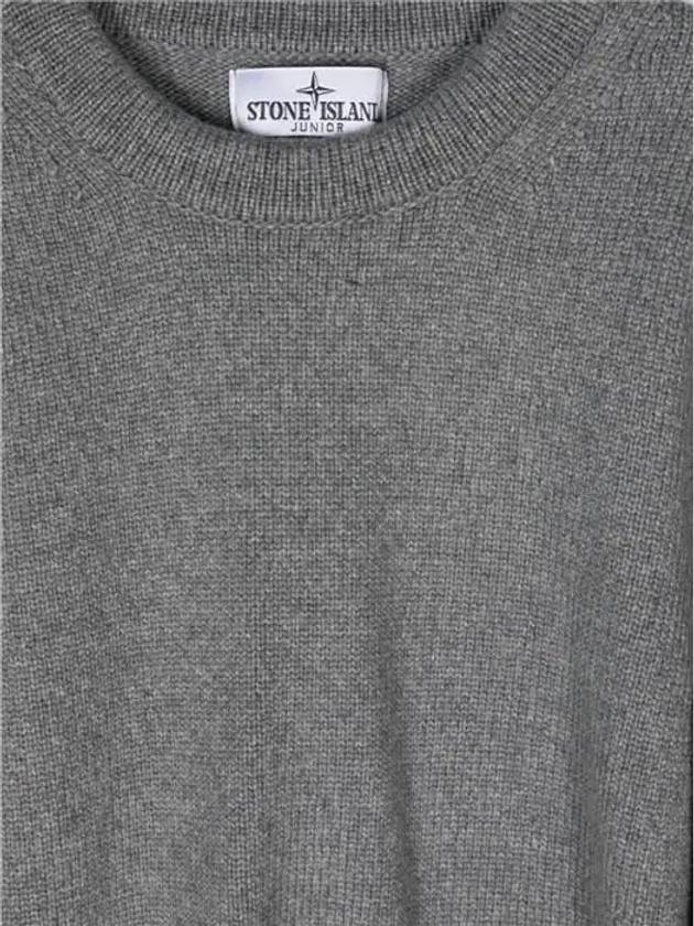 Junior 12 14 Wappen Cotton Sweater Dark Gray - STONE ISLAND - BALAAN 3