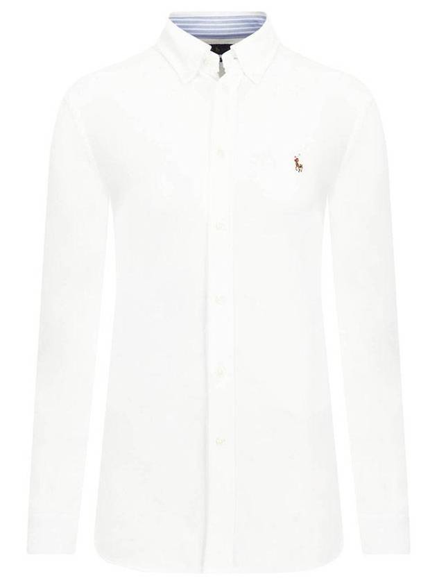 Women's Cotton Long Sleeve Shirt White - POLO RALPH LAUREN - BALAAN 2