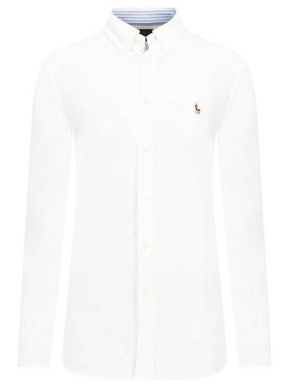 Women's Cotton Long Sleeve Shirt White - POLO RALPH LAUREN - BALAAN 2