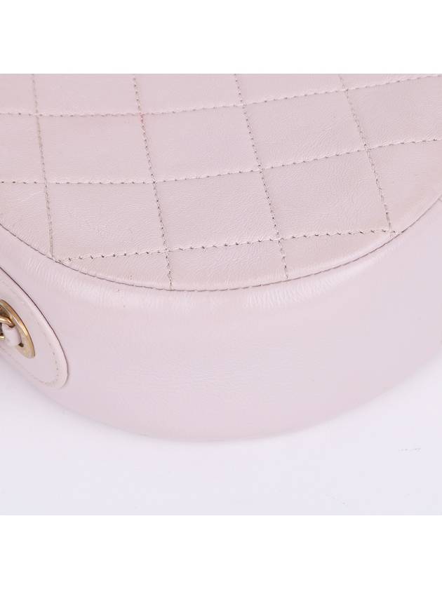 CC gold plated light pink small round chain bag AS1898 - CHANEL - BALAAN 8