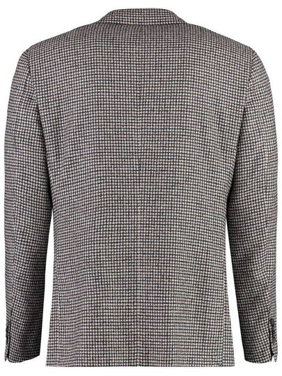 Canali Houndstooth Wool Blazer - CANALI - BALAAN 2