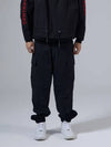 Men's Cargo Jogger Baggy Pants Black - UNNORM IS DEAD - BALAAN 1