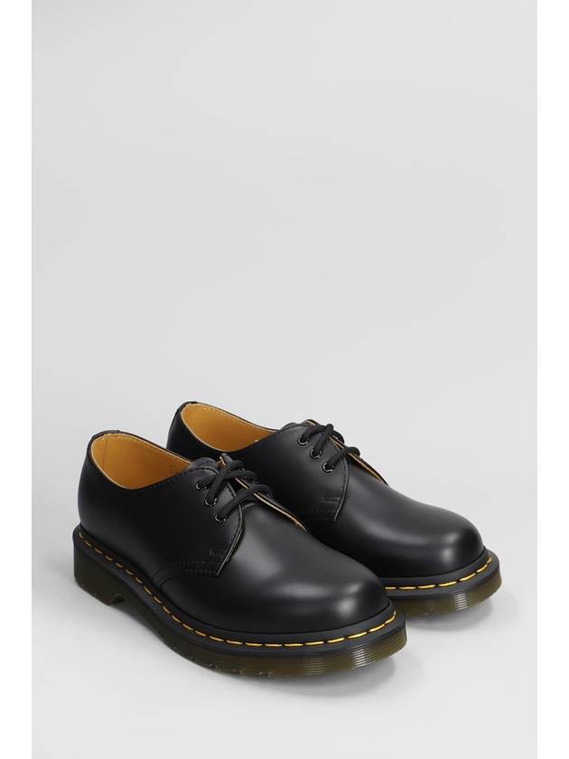 1461 Smooth 3 Hole Leather Loafers Black - DR. MARTENS - BALAAN 3