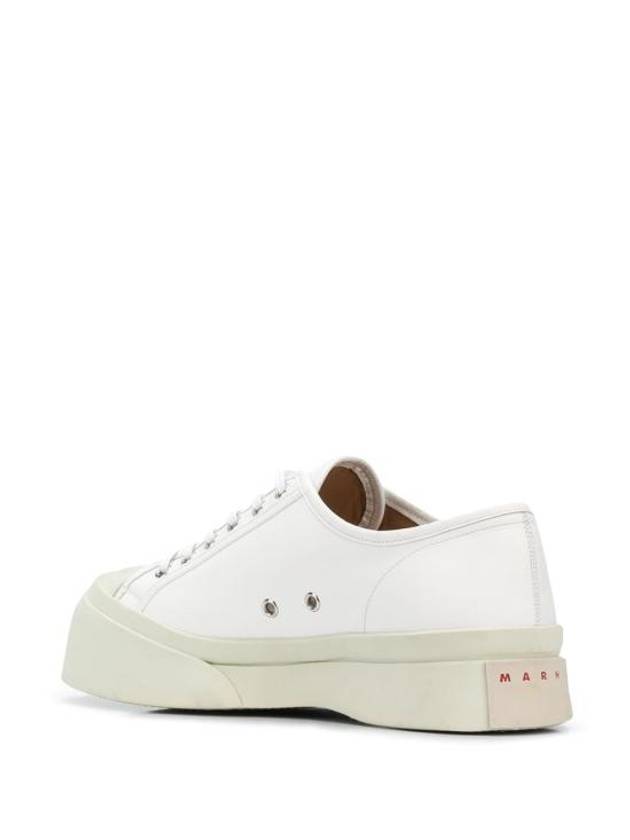 Pablo Platform Nappa Leather Low Top Sneakers Lilywhite - MARNI - BALAAN 4