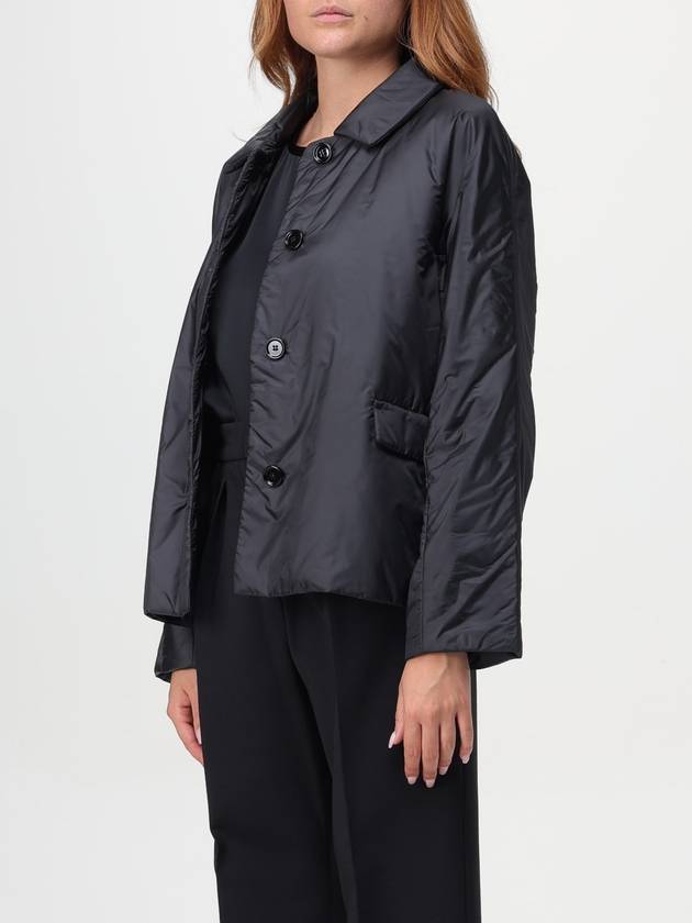 Greens Water Repellent Jacket Black - MAX MARA - BALAAN 3