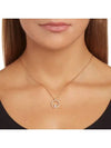 Constella Pendant Rhodium Plated Necklace Rose Gold - SWAROVSKI - BALAAN 3