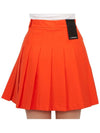 Adina Pleated Skirt Tangerine Tango - J.LINDEBERG - BALAAN 7