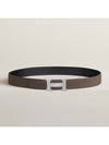 5382 32mm silver matte men s belt black Etang H073967CA AC H064544CB 86 - HERMES - BALAAN 2