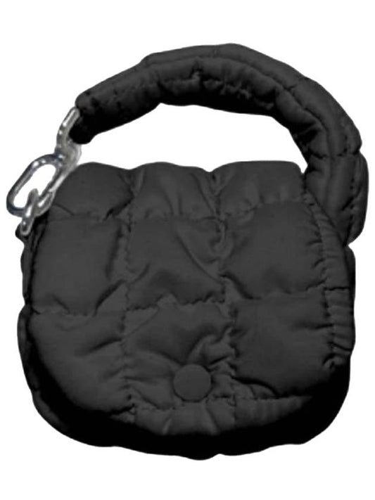 Quilted Nano Tote Bag Black - COS - BALAAN.