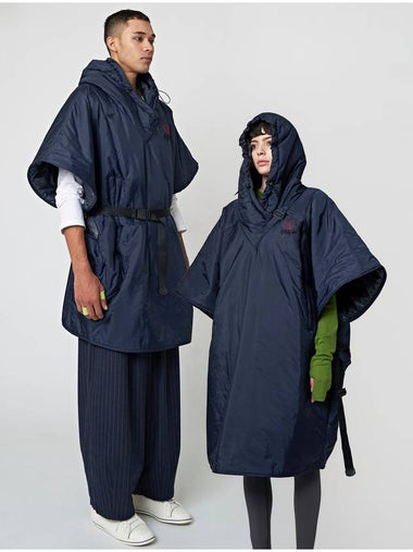 Hooded Cape Navy - ATHPLATFORM - BALAAN 1