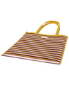 Jacquard Stripe Flat Tote Bag Yellow - MARNI - BALAAN 5