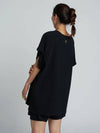 Vintage Layer Short Sleeve T-shirt Black - ATHPLATFORM - BALAAN 4